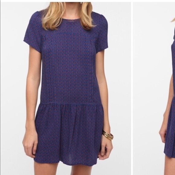 Urban Outfitters Coincidence & Chance Dropwaist Star Dress Small - Picture 1 of 6
